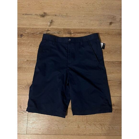 Under Armour Boys Blue Chino Golf Shorts Size 18 NWT - Picture 1 of 3